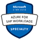 Microsoft Certified Azure for SAP Workloads Specialty