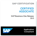 SAP Certified Application Associate SAP Business One Release 10.0